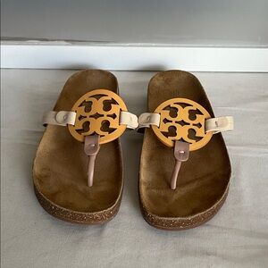 Tory birch miller cloud sandals size 9